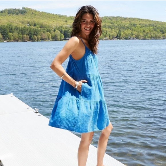 NWT Universal Thread pink Tiered Dress - Picture 4 of 8